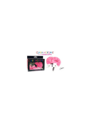 Menottes en métal et fausse fourrure rose Clara Morgane - CM19164